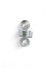 Silver braid loc cuff